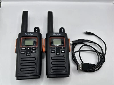 Cobra RX380 32-Mile 2 Way Radios NOAA Weather-Resistant Walkie Talkies - Image 1 of 4