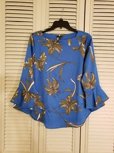 Ann Taylor Iris Flounce Cuff Boatneck Blouse Top Size Small NWT! - Picture 1 of 5