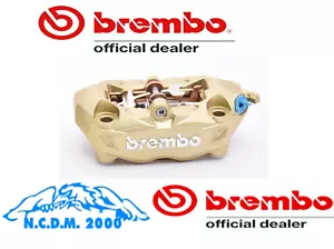 Pinza freno Brembo monoblocco radiale destra anteriore M432B oro 100mm - Imagen 1 de 5