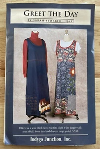 Greet The Day ~ Indygo Junction ~ by Sarah Sporrer ~S-XXL ~ Semi Fitted Jumper - Picture 1 of 3