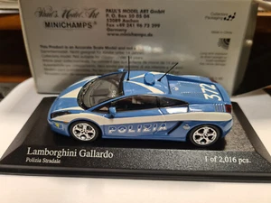 LAMBORGHINI GALLARDO POLIZIA STRADALE 2004 1/43 433103590 MINICHAMPS - Foto 1 di 1