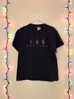 Arizona Grand Canyon T-Shirt Size L Embroidered Navy Cactus USA Y2K Tultex