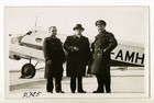 Joseph Paul-Boncour, devant un Wibault 280.T12 Air France - Photo Vintage 1938