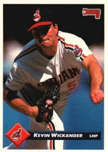 DONRUSS 93 1992 BASEBALL CARD SERIES 1 389 KEVIN WICKANDER INDIANS - Picture 1 of 2
