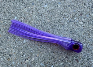 TACKLEWORKS Mini Chugger Cabeza Plana 5.5" Señuelo de Pesca Ballyhoo Marlin - Púrpura - Imagen 1 de 1