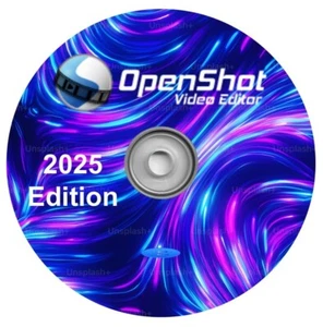 Professional Video Editing Software 2025 ~ Trim Effects Video Editor Windows CD - Imagen 1 de 24