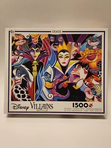 Disney Villains 1500 Piece Ceaco Jigsaw Puzzle Maleficent Hades Ursula Evil - Picture 1 of 4