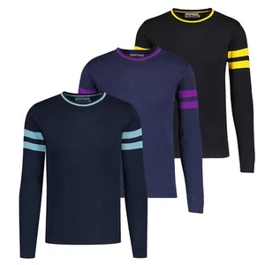 NEW MADCAP MOD RETRO VARSITY 70s 80s IVY LEAGUE KNITTED JUMPER Columbia MC1093 - Picture 1 of 20