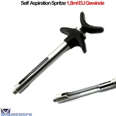 MEDSPO Zahnarzt Dental Self Aspiration Spritze Zylinderampullen Anästhesie Injektion CE