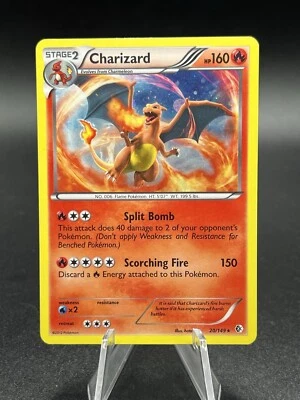 Pokemon Card Charizard Boundaries Crossed Holo Rare 20/149 Cosmo Holo MP MG1 - Image 1 of 4
