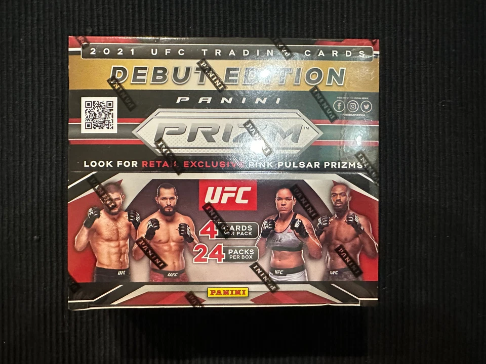 2021 PANINI PRIZM РОЗНИЧНАЯ ЗАПЕЧАТАННАЯ КОРОБКА UFC ДЕБЮТНОЕ ИЗДАНИЕ 24 УПАКОВКИ! - Изображение 1 из 1