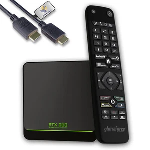 GloriaForce RTX Duo 4K Android 11 Box 4GB RAM,64GB ROM,BT Remote Control, HDMI - Picture 1 of 12