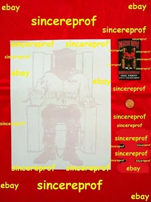 Iconic Death Row Records Logo Hombre + Combo de Tarjeta de Visita Suge Knight Original 💎 Foto 1 de 4