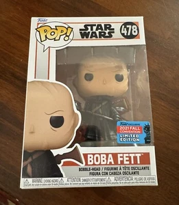 Funko Pop! Star Wars Il Mandaloriano Boba Fett 2021 NYCC - Foto 1 di 1