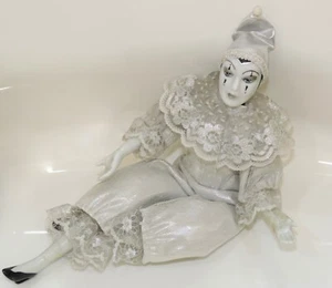 Harlekin Dekofigur, venezianisch  Sammlerpuppe, - Picture 1 of 9