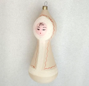 Antique Vintage Glass Christmas Ornament Fir-tree Xmas Decoration Snowmaiden - Picture 1 of 5