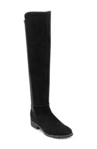 ¡Nuevo! Bota hasta la rodilla impermeable Blondo Presto gamuza negra talla 7,5 M B6718 DD317 - Imagen 1 de 7