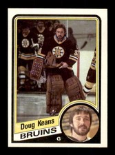 1984-85 Topps #4 Doug Keans NM/NM+ RC Rookie Bruins 245834