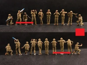 Desert Color 1/72 10PCS US M1 Tank Soldiers Model For M1 Tank Display New ! - Picture 1 of 9