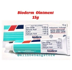 (1) Bioderm Ointment15grms ANTIFUNGAL NONE - IRITANT MILD AND SAFE (Exp. 2027) - Picture 1 of 6