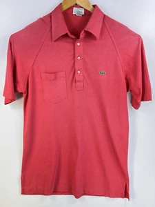 Camisa polo vintage Izod Lacoste para hombre grande 21 pulgadas pecho golf cocodrilo bolsillo - Imagen 1 de 5