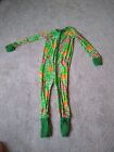SHOWSTOPPERS DINASOUR ONE PIECE ZIP LONG SLEEVE BAMBOO ROMPER SIZE 4T VERY GOOD