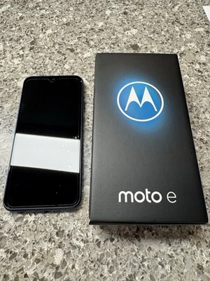 Motorola Moto E (2020) - 32GB - Midnight Blue - Works Perfect (read details) - Image 1 of 4
