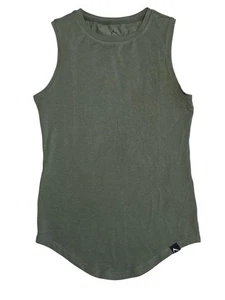 Rokwolf Escape Women's Burnt Olive Green Sleeveless Tank Pima/Moda/Spand Size S - Picture 1 of 7