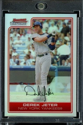 DEREK JETER 2006 Bowman Chrome Refractor #65 Yankees HOF - Image 1 of 2
