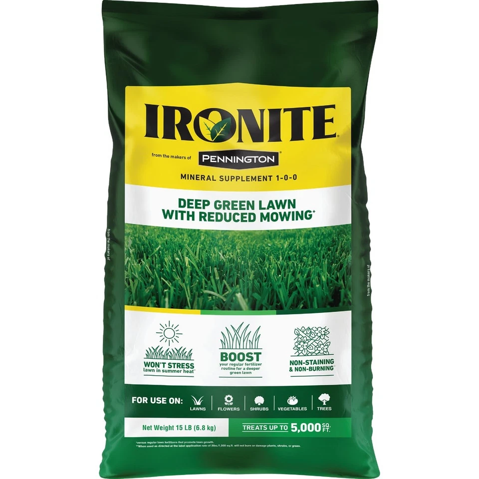 Ironite 15 Lb. 5000 Sq. Ft. Coverage Soluble Iron 100544883 Ironite 100544883