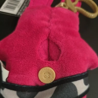 Fuggler Key Ring Pink Rabid Rabbit Funny Ugly Monster Plush SPONGEBOB MISPRINT - Image 1 of 3