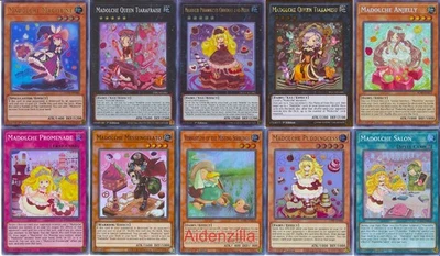 Yugioh Madolche Deck - Anjelly Queen Tiaramisu Puddingcess Chocolat-a-la-Mode - Image 1 of 4