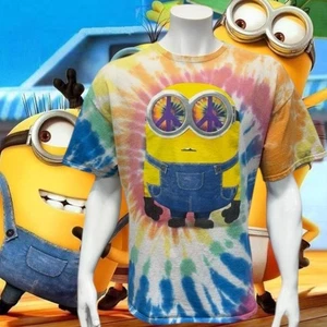 Camiseta Minions Película Multicolor Tie Dye Manga Corta Gráfico Adulto Talla 2XL - Imagen 1 de 11
