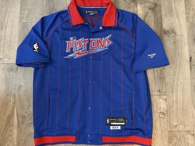 Chaqueta Detriot Pistons Reebok HWC Juego Usada Calentamiento 3XL NBA De Colección 78-81 Foto 1 de 4