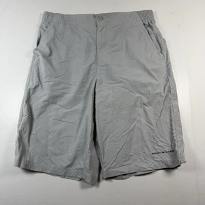 Columbia PFG Youth Boy's Omni Shade Khaki Shorts Sz Large (14/16) - Picture 1 of 14
