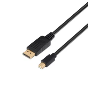AISENS Cable Mini DP a Displayport v1.2 4k@60hz, Negro - Imagen 1 de 2