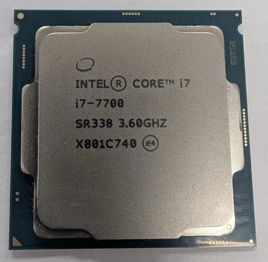 Intel Core i7 7700 3.60GHz CPU Processor 65W LGA 1151 KabyLake - SR338 - Image 1 of 1