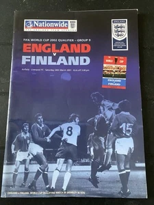 England v Finland FIFA WORLD CUP QUALIFIER 24th March 2001 - Picture 1 of 3