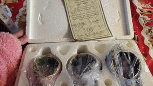 Bradford Exchange Lisa Janes verzauberte Gärten Erbstück Porzellan Ornamente - Bild 1 von 12