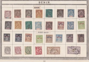 Benin und Port Said - zwei Sammlungen früher Ausgaben - Bild 1 von 16