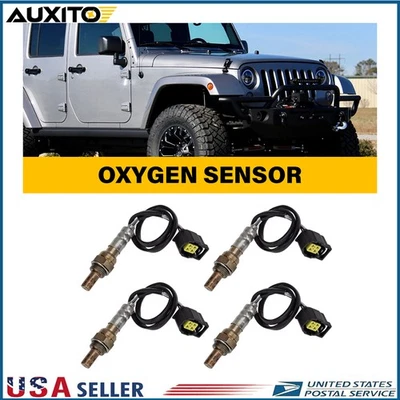 Set of 4 Oxygen O2 Sensor for 2001-2018 Jeep Wrangler All V6 3.6L 3.8L L6 4.0L - Image 1 of 4