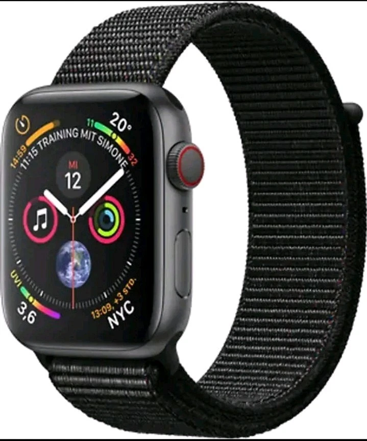 Apple Watch Series 4, Nur GPS, Aluminum (Space Grau) 40mm, gebraucht(sehr gut) - Bild 1 von 1