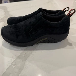Zoccoli Merrell Jungle Moc scamosciati slip on donna 8,5 Midnight Black scarpa Gorpcore - Foto 1 di 9