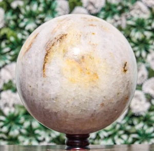 Huge Natural 255MM White Jade Crystal Healing Energy Reiki Chakra Sphere Ball - Picture 1 of 10