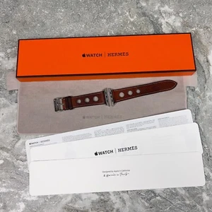 Apple Watch Hermès Fauve Barenia Single Tour Rallye Band 44mm * - Bild 1 von 12