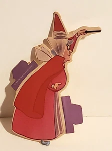 DISNEY DIECUT CARDBOARD FLORA FAIRY FROM SLEEPING BEAUTY VIDEO STORE DISPLAY - Picture 1 of 2