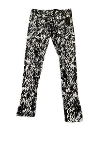 Thalia Sodi Leggings Womens Size S Black/White & Gray Geometric Print - NWT - Picture 1 of 9