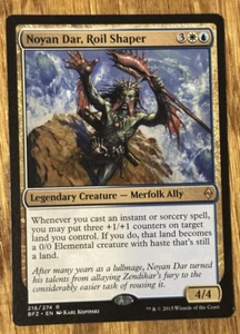 Magic The Gathering Battle for Zendikar, Noyan Dar, Roil Shaper -- Jugado ligero - Imagen 1 de 2