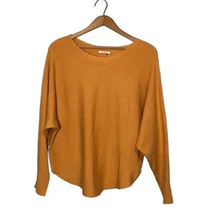 VILA MILANO | Horizontal Ribbing Dolman Sleeves Round Hem Knit Top size M {NEW} - Picture 1 of 16