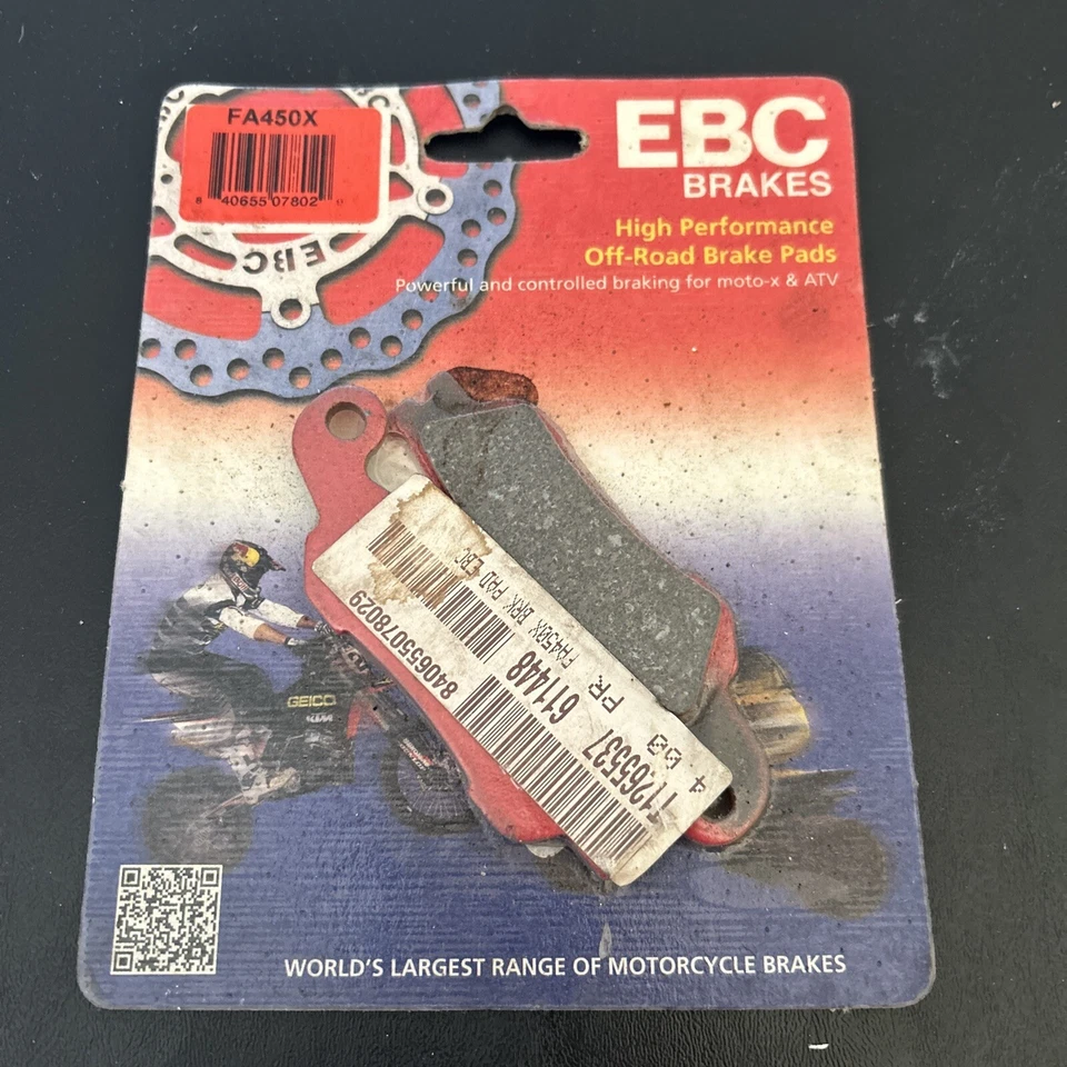EBC - FA450X - X Series Carbon Brake Pads Yamaha YZ125 YZ250 2008-2016 FRONT - Image 1 of 1